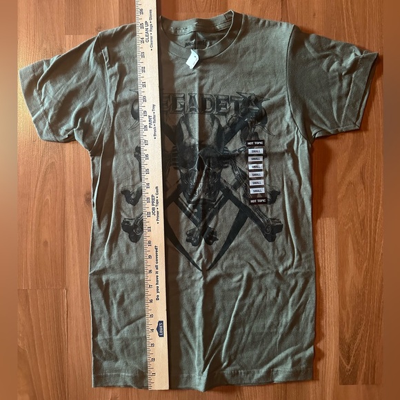 🆕 NWT Megadeth Size Small t-shirt Hot Topic 🆕 - Picture 4 of 7